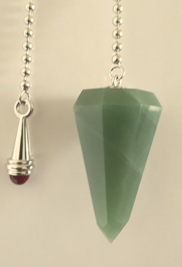 Article : Ésotérisme l’art divination Pendule divinatoire de radiesthésie haute gamme professionnels radionique – Pendule Uluru aventurine témoin rubis.